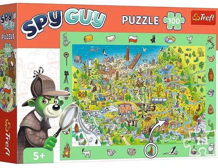 Puzzle obserwacyjne Spy Guy Polska 100
