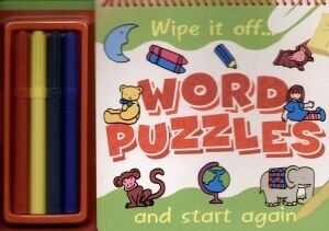 Wipe it off... Word puzzles