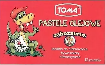 Pastele olejowe zębozaurus 12 kolorów