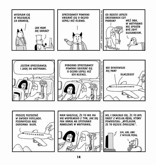Dilbert - 13 - Nie stójcie tam, gdzie spadnie kometa i wytryśnie ropa naftowa