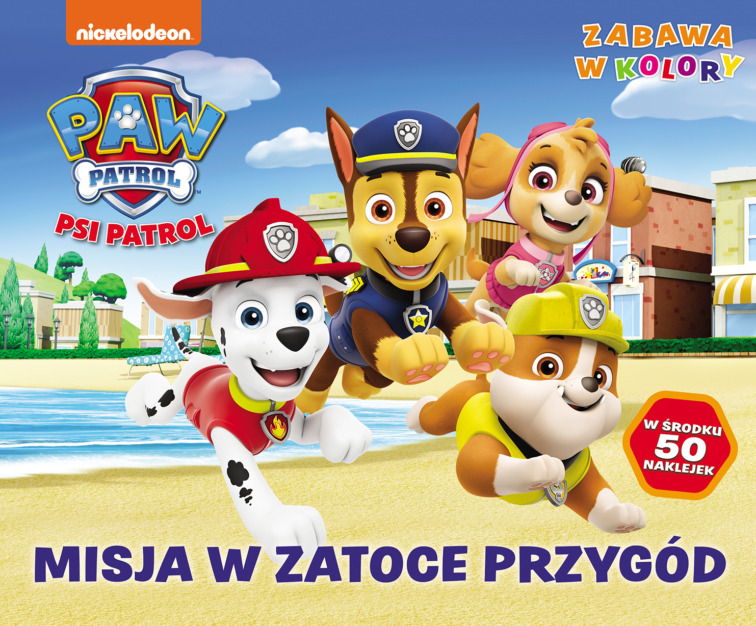 Psi Patrol. Zabawa w kolory. Misja w Zatoce Przygód.