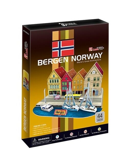 Puzzle 3D Port w Bergen 44