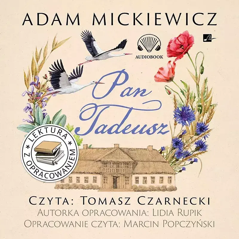 Pan Tadeusz Lektura z opracowaniem (audiobook CD)