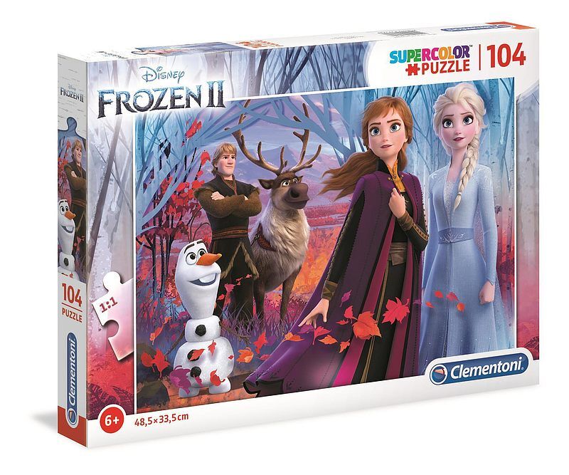 Puzzle 104 super kolor frozen 2 27274