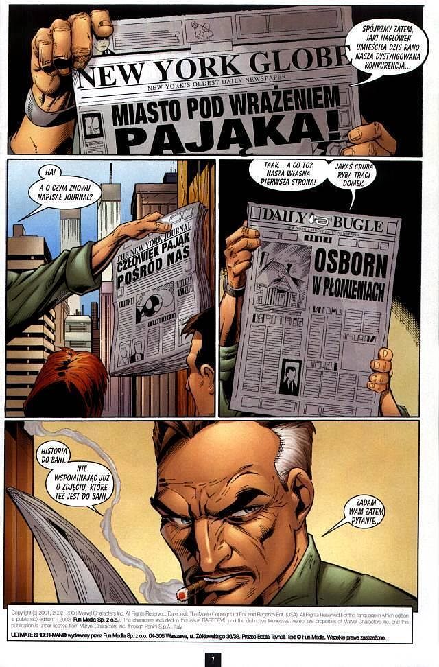 Ultimate Spider-Man - 7 - (1/2003) Bohater ostatniej akcji!