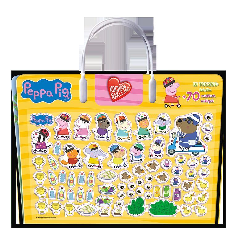 Peppa Pig. Kocham naklejać. Na podwórku z Peppą