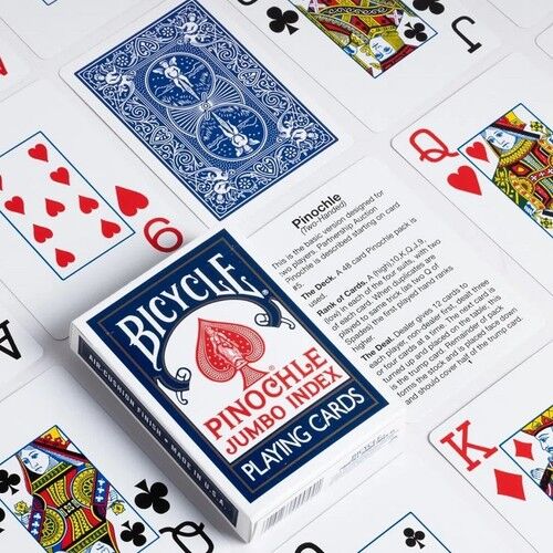 Bicycle Rider Back  2 pak Red & Blue Jumbo Index