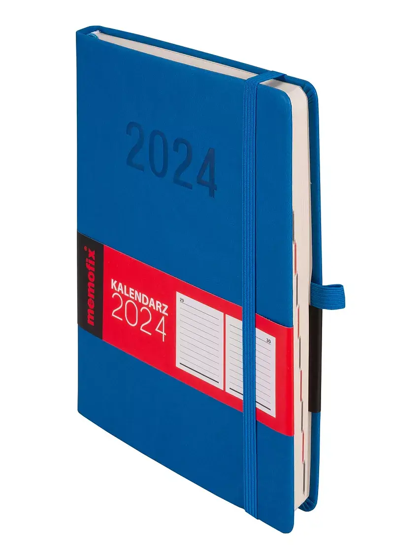 Kalendarz 2024 memo a5 dns niebieski
