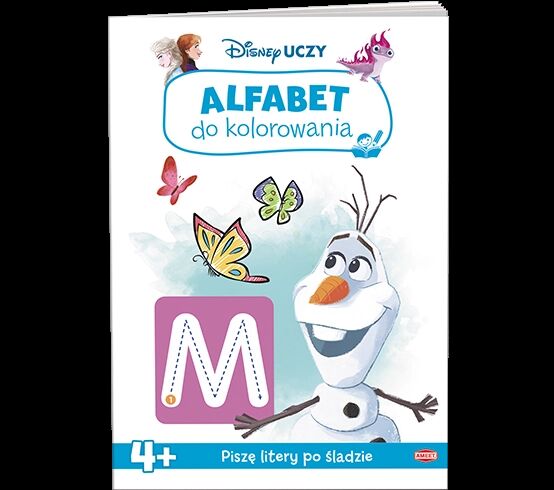 Disney uczy Kraina lodu Alfabet do kolorowania UKOA-9301