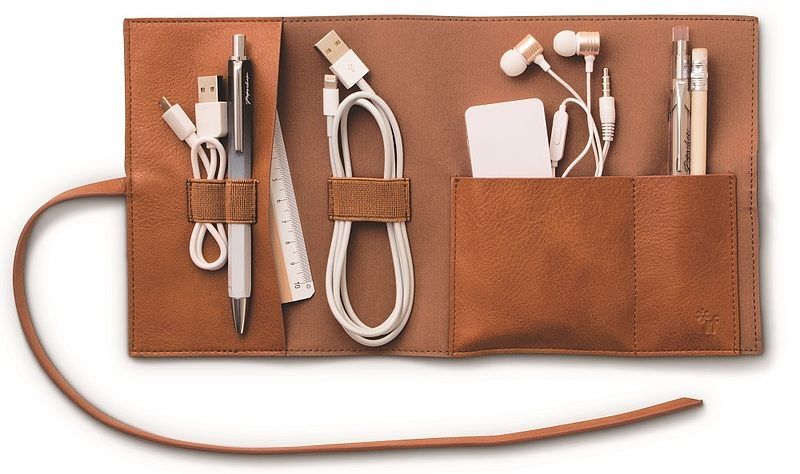 Bookaroo travel tech-tidy - organizer podróżny - brązowy