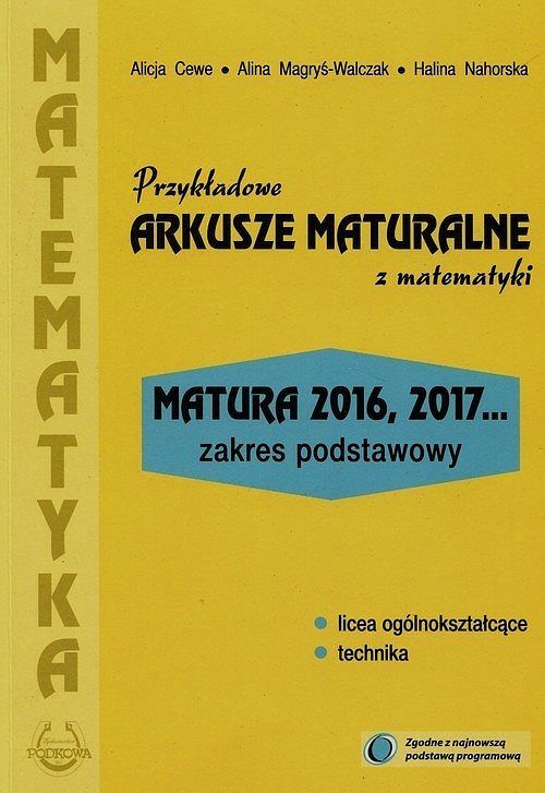 Przykładowe arkusze maturalne z matematyki. Zakres podstawowy