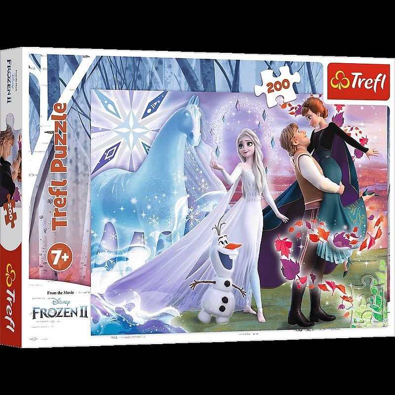 Puzzle 200 Magiczny świat sióstr Disney Frozen 2
