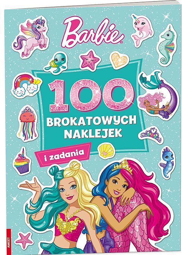 Barbie dreamtopia 100 brokatowych naklejek