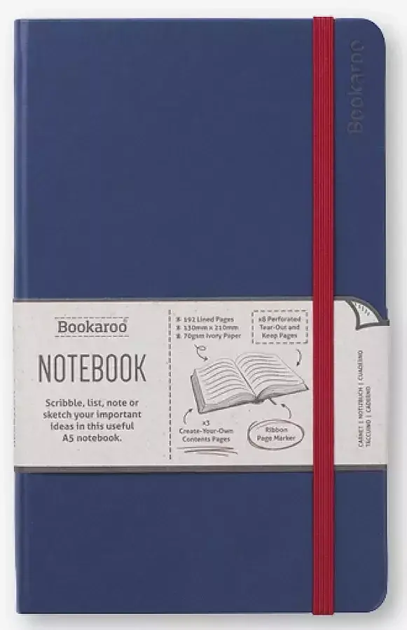 Notatnik a5 bookaroo journal granatowy