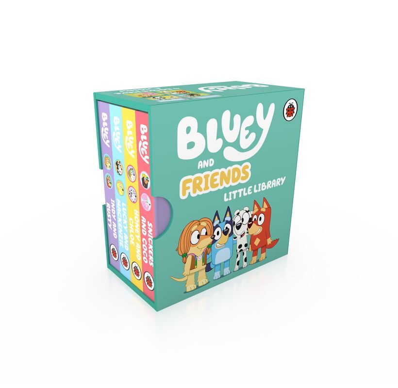 Pakirt Bluey Bluey and Friends Little Library wer. angielska