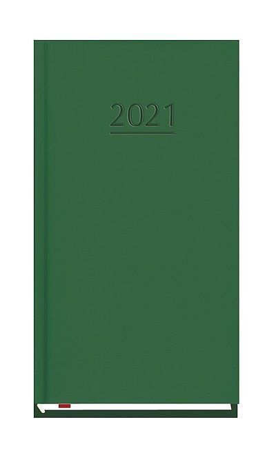 Terminarz 2021 kieszonkowy mip ciemno zielony