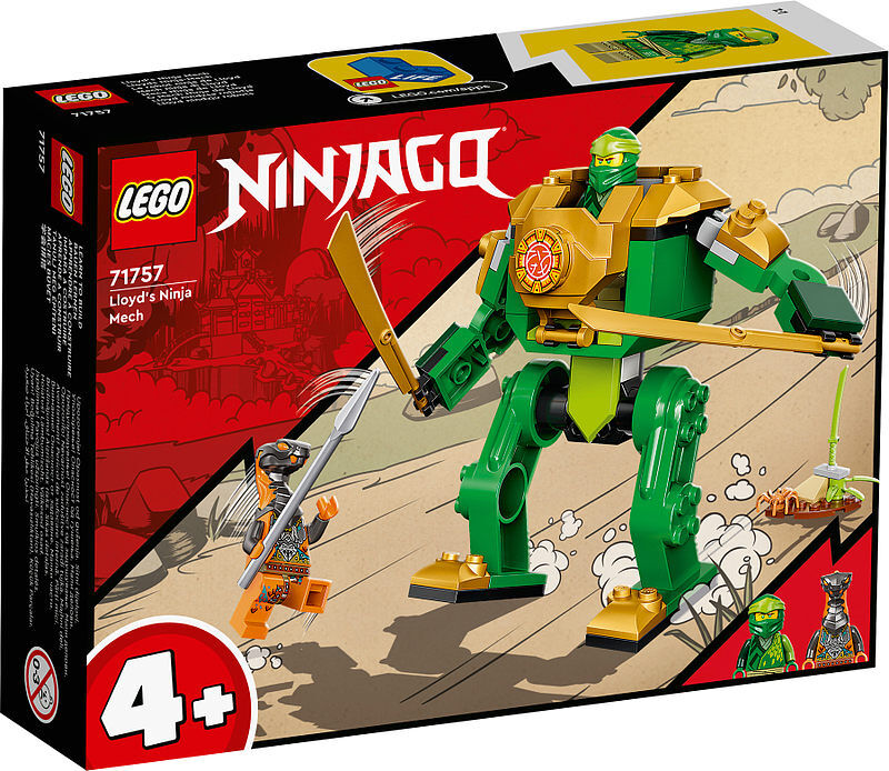 Lego ninjago mech ninja lloyda 71757