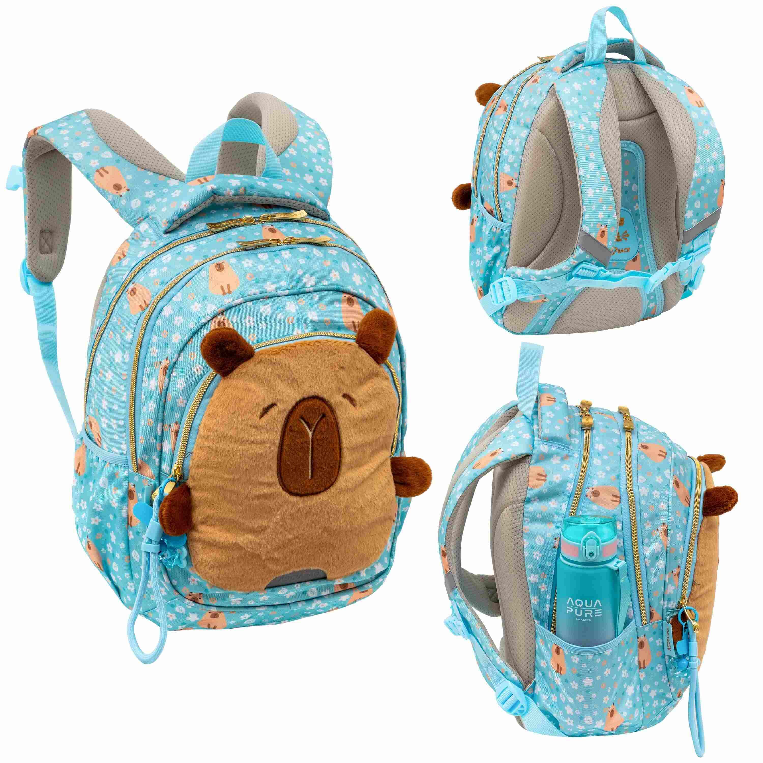 Plecak 3-komorowy Astrabag Fluffy Capy