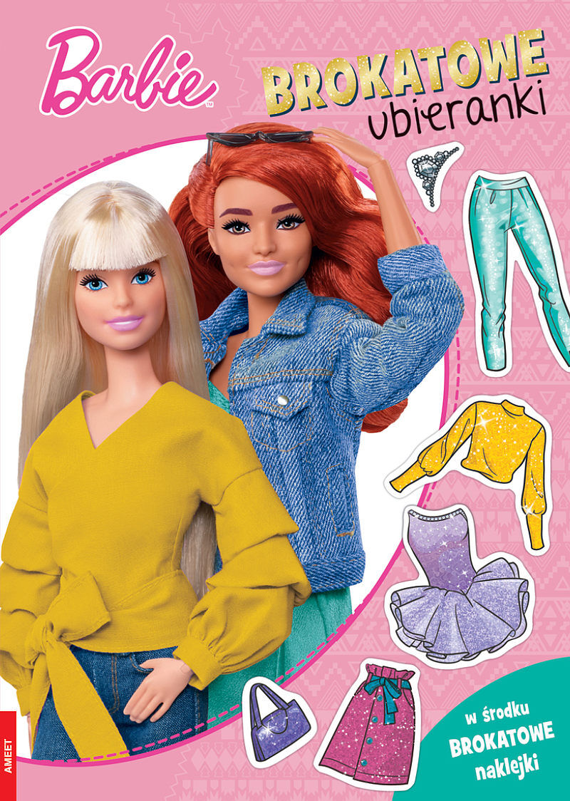 Barbie brokatowe ubieranki sdlb-1103