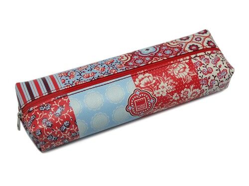 Piórnik duży Floral red wzory