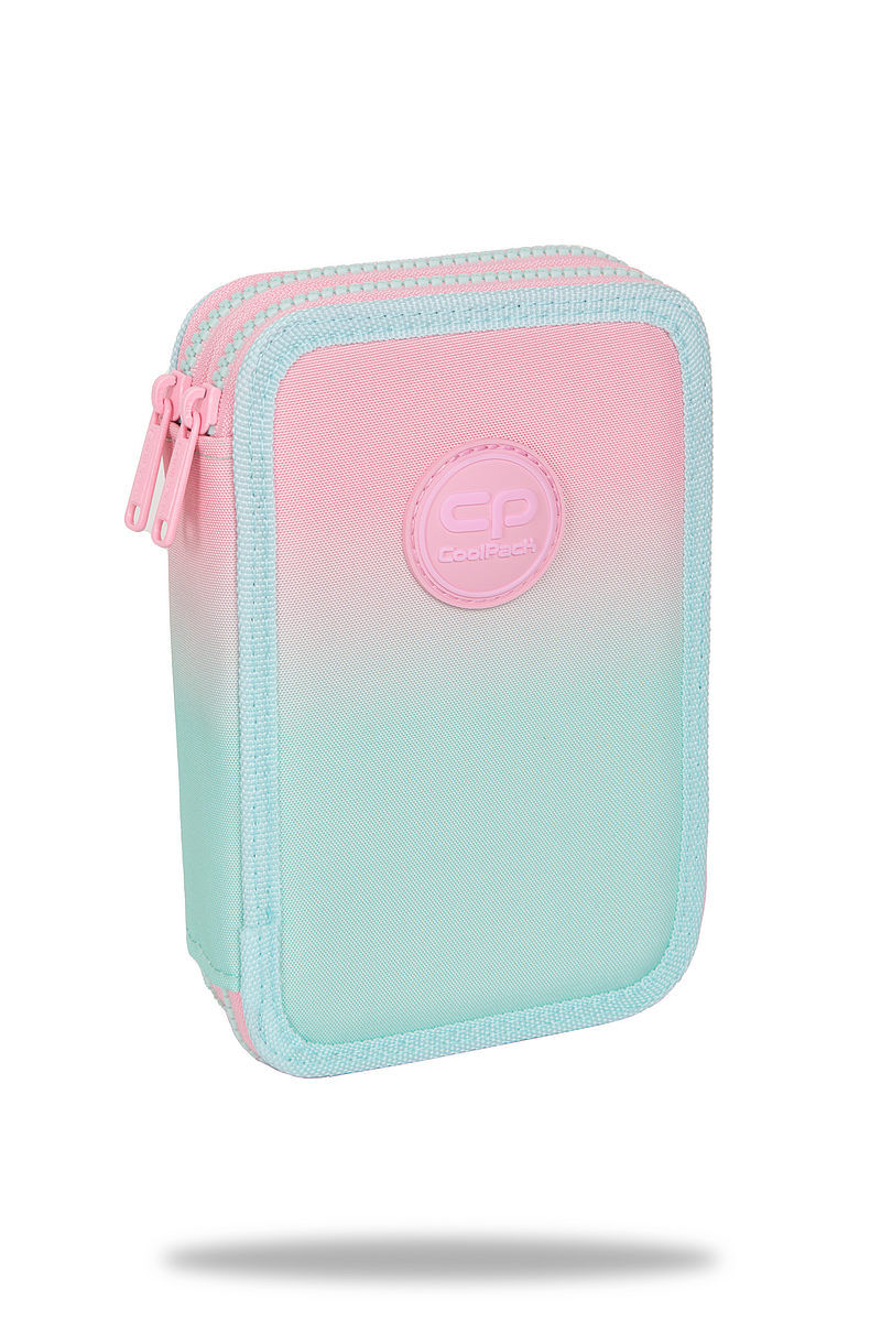 Piórnik 2-komorowy z wyposażeniem coolpack jumper 2 gradient strawberry