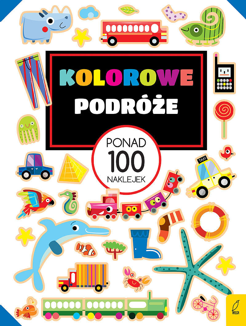 Ponad 100 naklejek. Kolorowe podróże