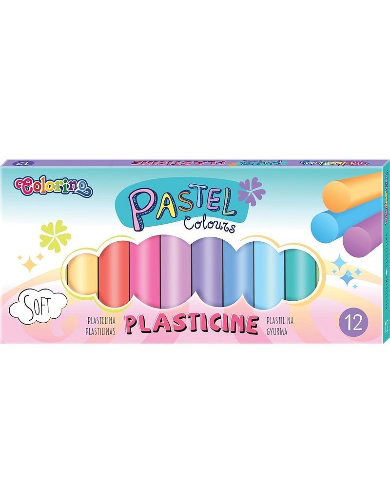 Plastelina colorino kids 12 kolorów pastel