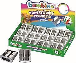 Temperówka podwójna metalowa bambino 1 sztuka 48415