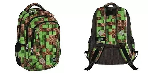 Plecak 3-komorowy pixel cubes