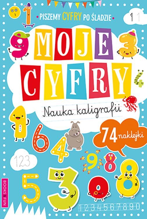 Moje cyfry. Nauka kaligrafii