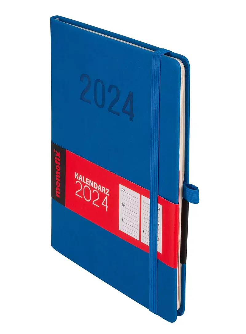Kalendarz 2024 memo a5 tdw niebieski