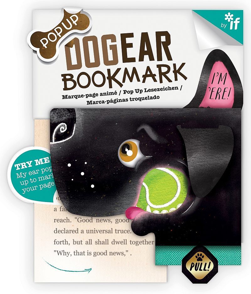 Zakładka do książki dog ear bookmark diana labrador if