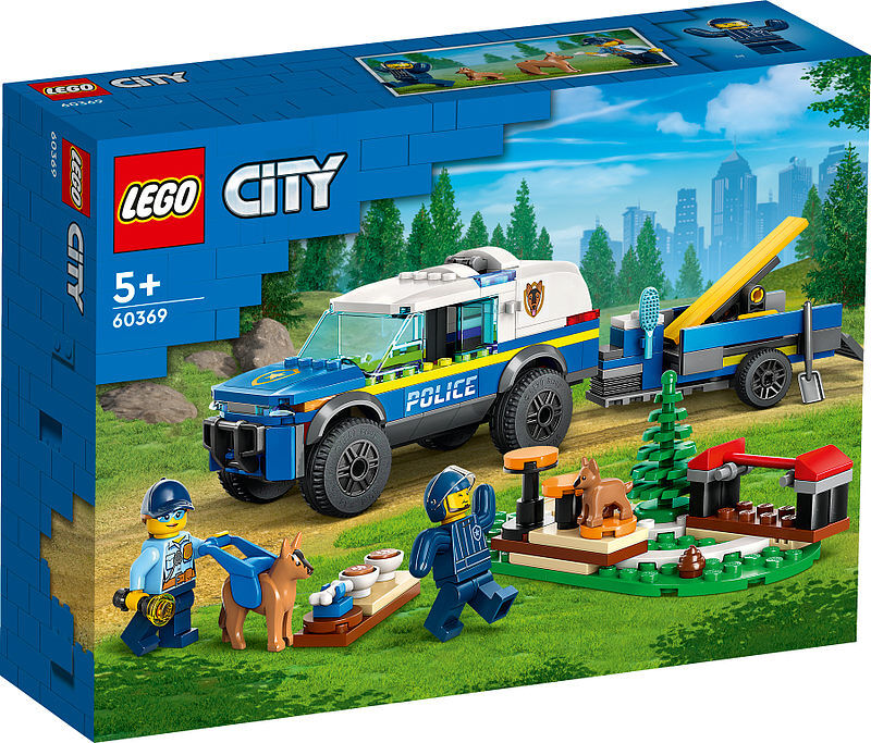 Lego city szkolenie psów policyjnych w terenie 60369