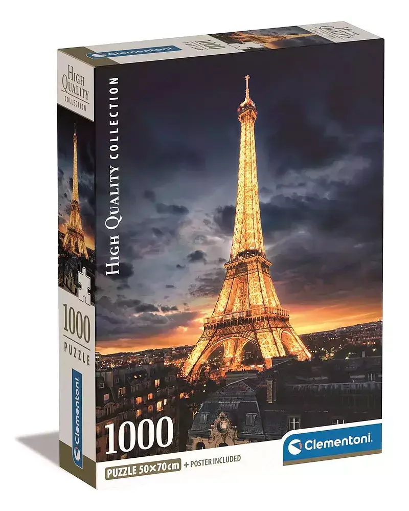 Puzzle 1000  compact tour eiffel