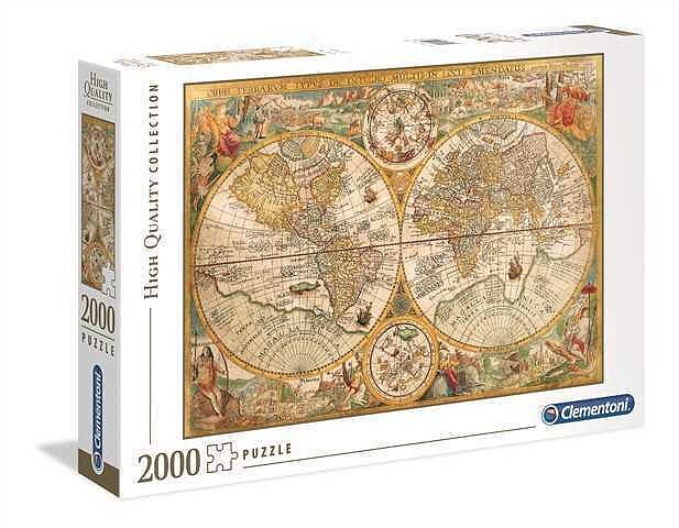 Puzzle 2000 hq starożytna mapa 32557
