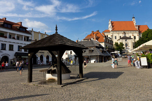 Kartka 3D Kazimierz Dolny, Rynek