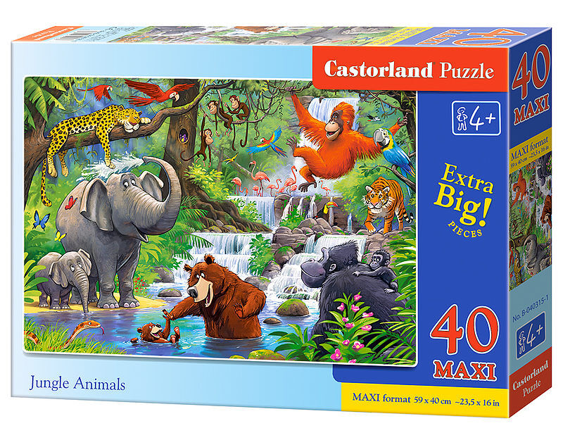 Puzzle maxi Jungle Animals 40