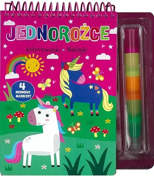 Jednorożce Kolorowanki, naklejki