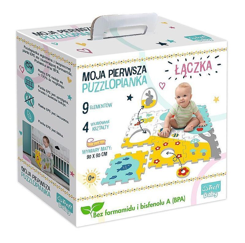 Moja pierwsza puzzlopianka łączka 9 elementów 61261