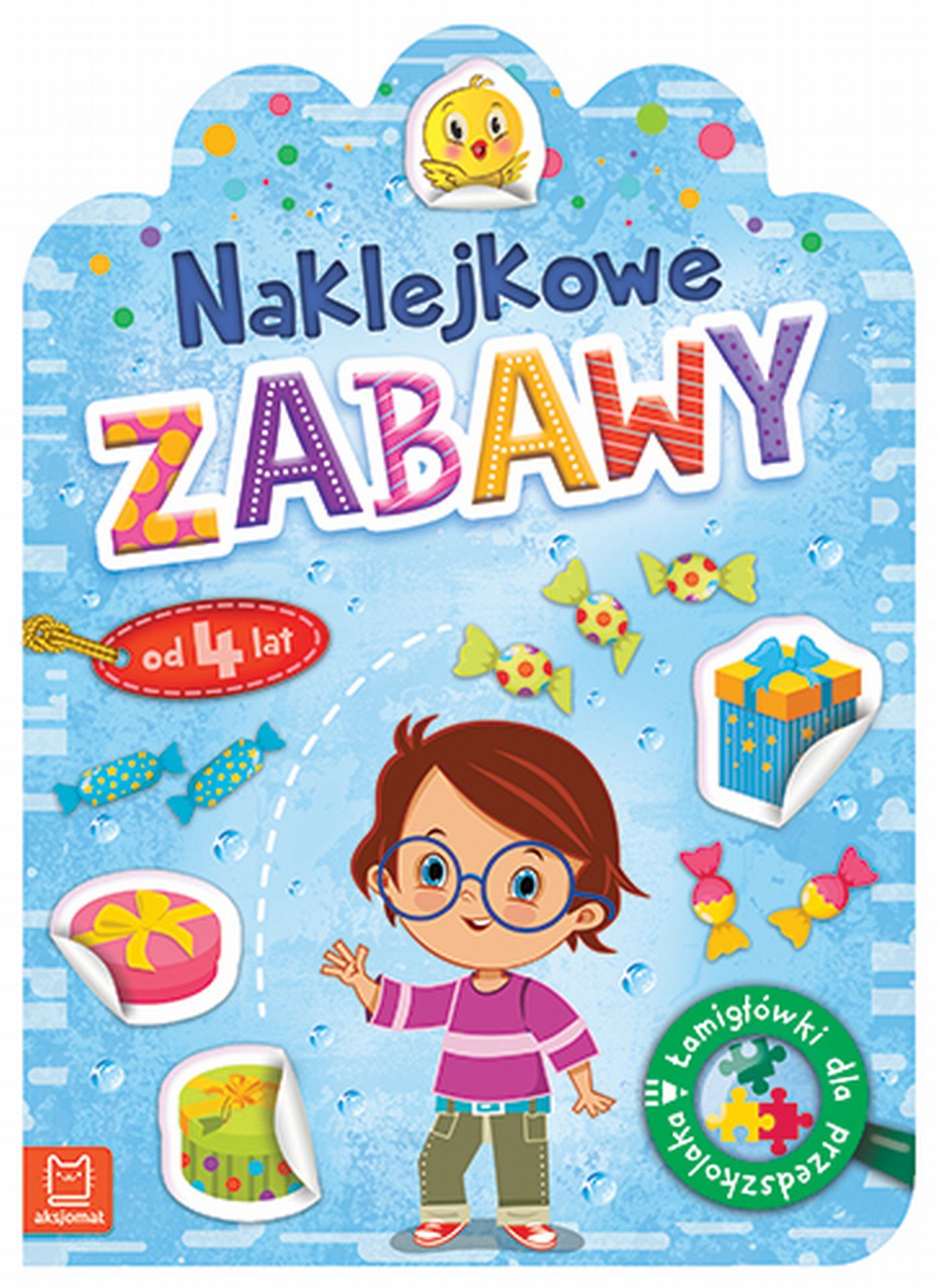 Naklejkowe zabawy od 4 lat. Łamigłówki dla przedszkolaka