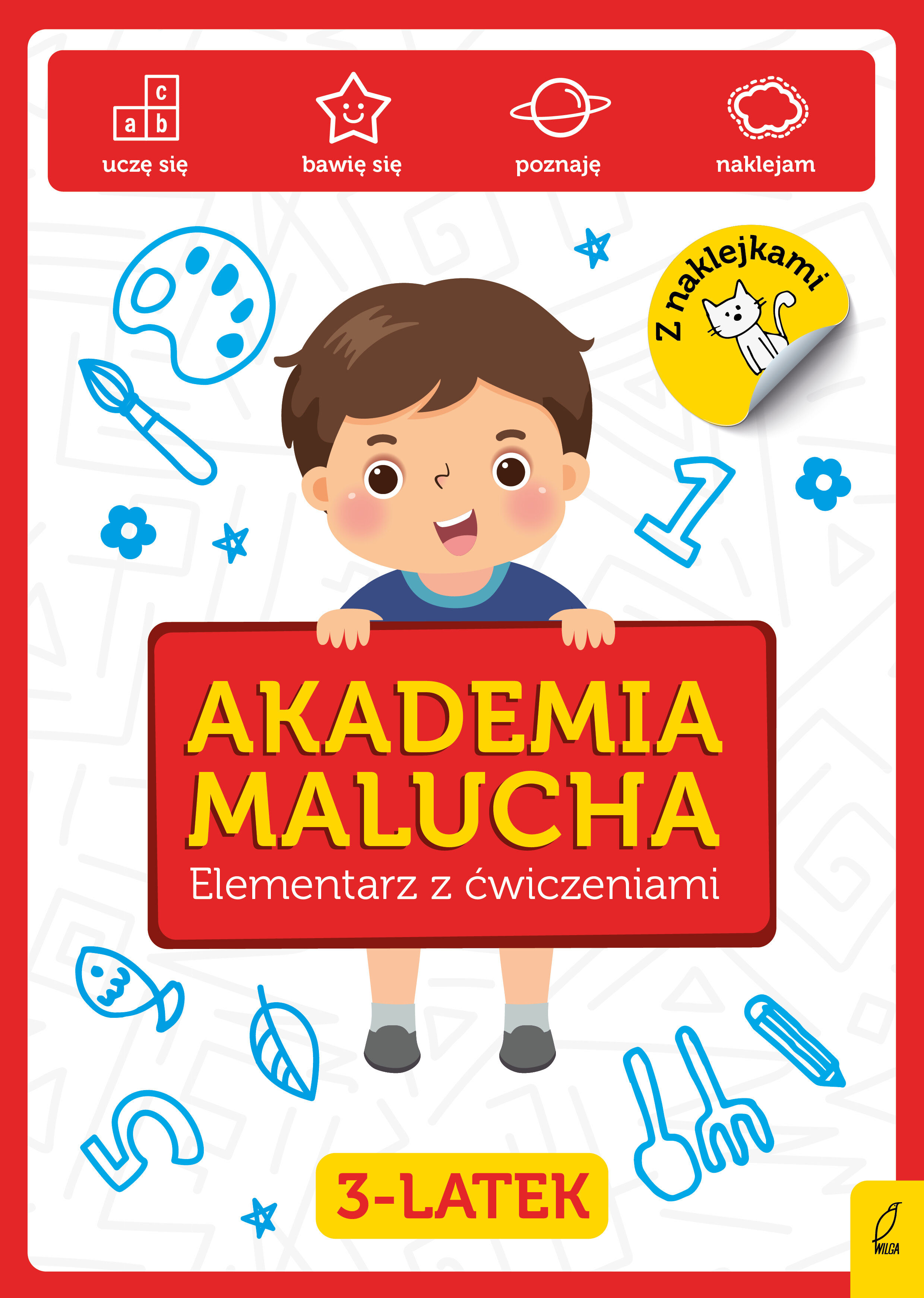 Akademia Malucha. Elementarz z ćwiczeniami 3-latek
