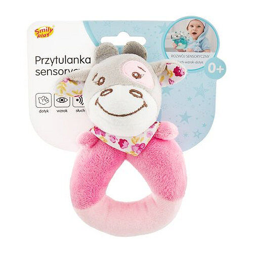 Przytulanka Sensoryczna SMILY PLAY róż