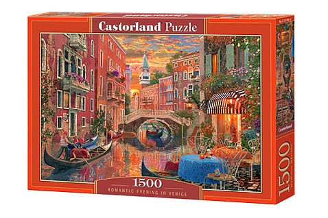 Puzzle 1500 el.C-151981-2 Romantic Evening in Venice