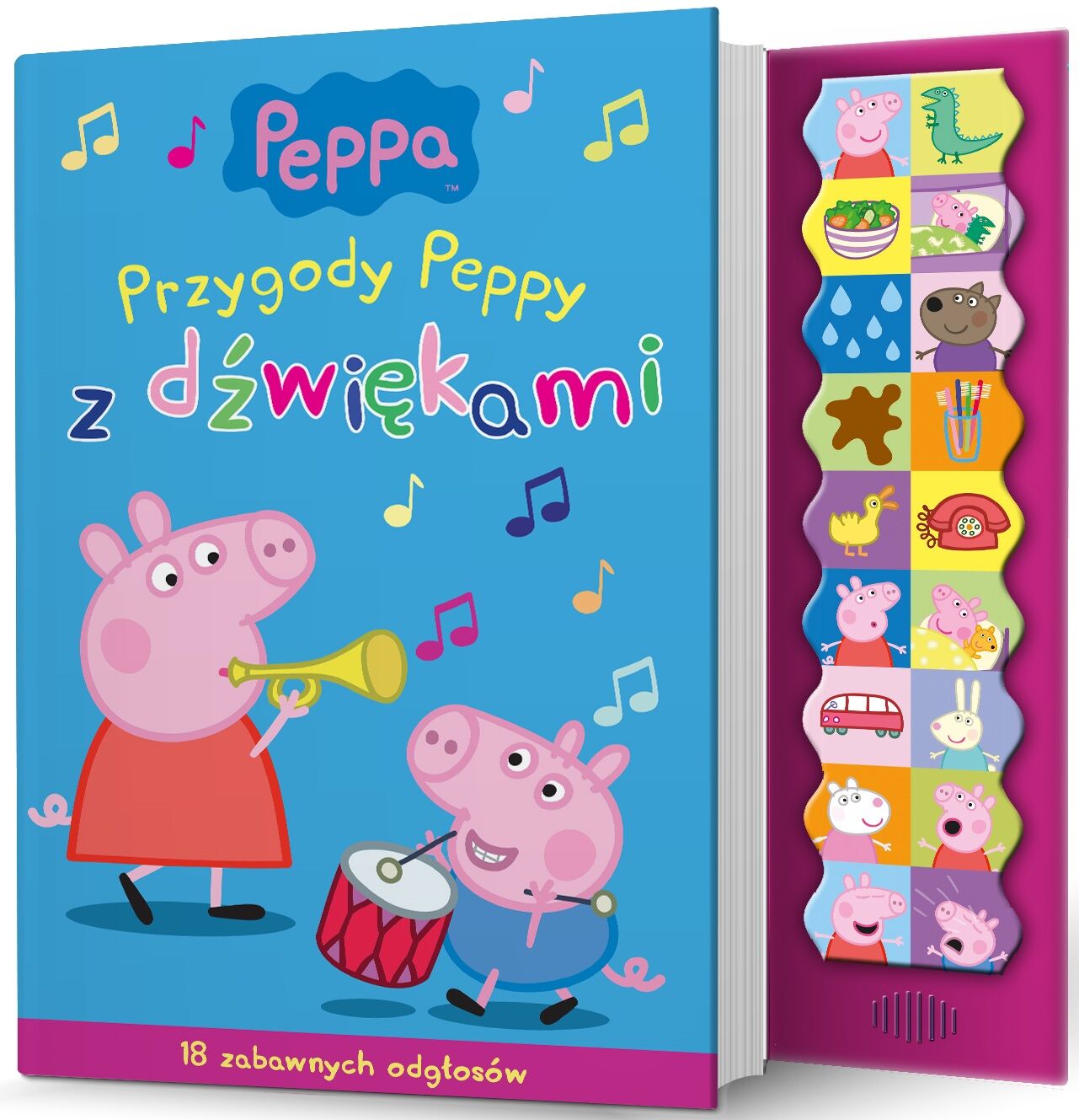 Świnka Peppa. Przygody Peppy z dźwiękami