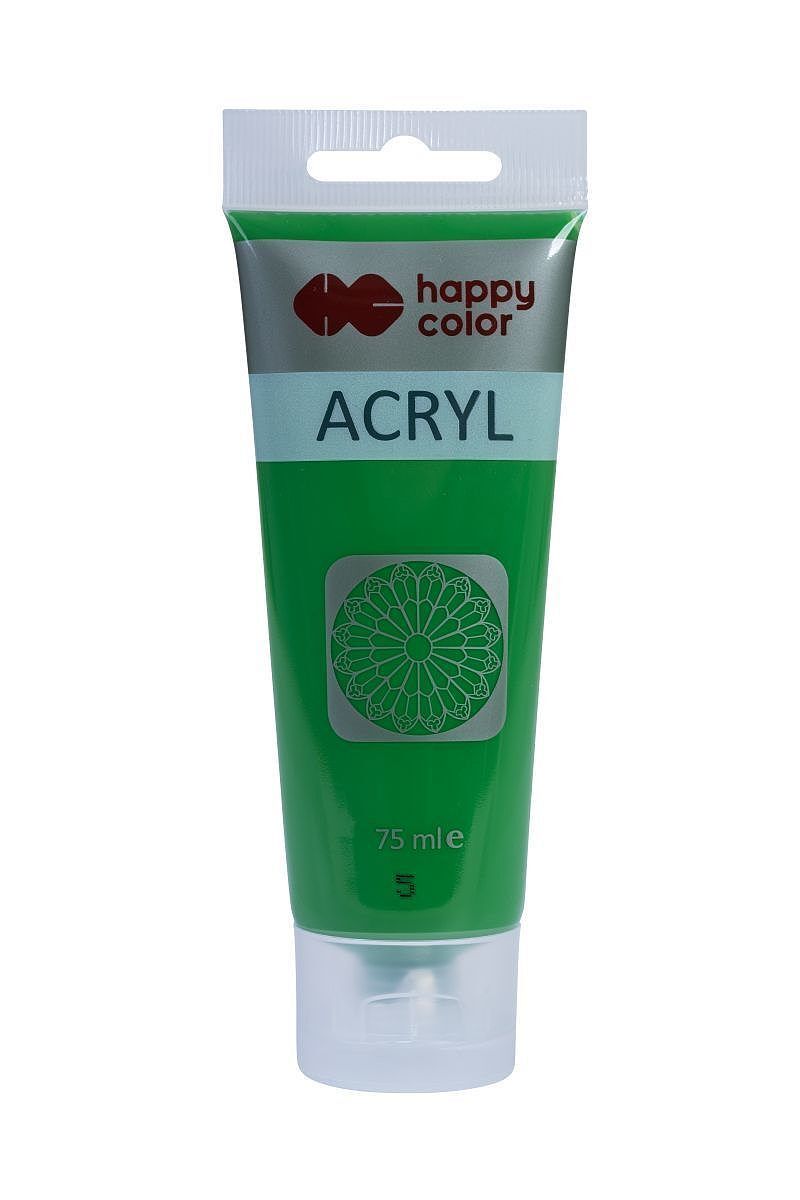 Farba akrylowa 75ml zielony happy color