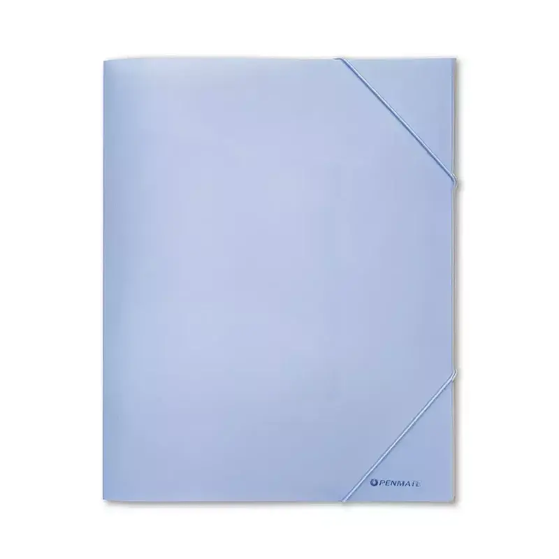 Teczka a4z gumką pp-102 penmate pastelowa niebieska