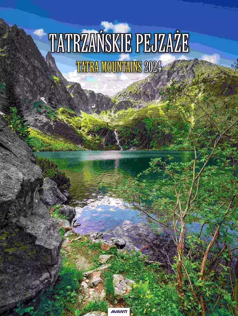 Kalendarz 2024 tatrzańskie pejzaże ksm 8 ścienny mały