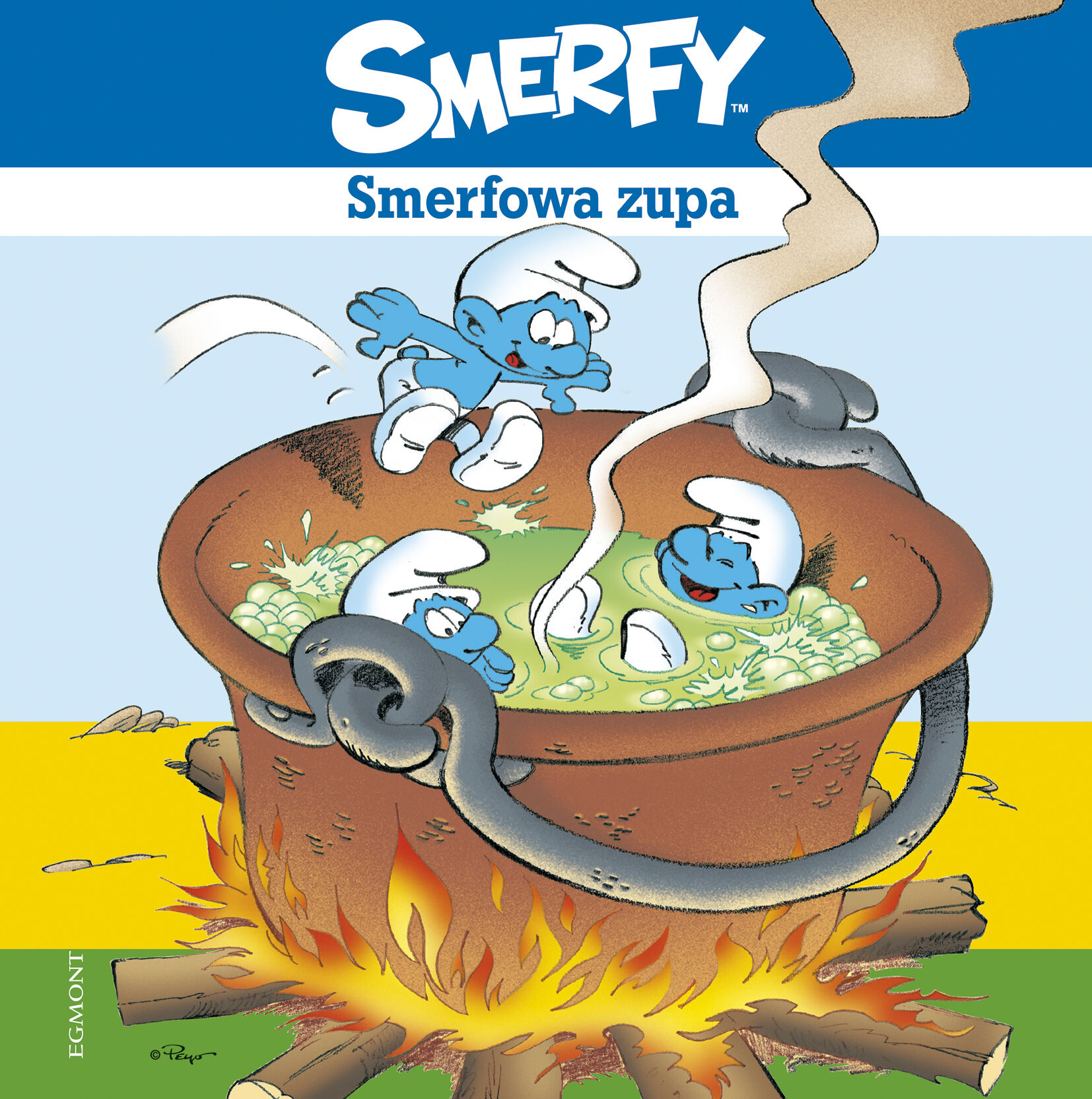 Smerfowa zupa