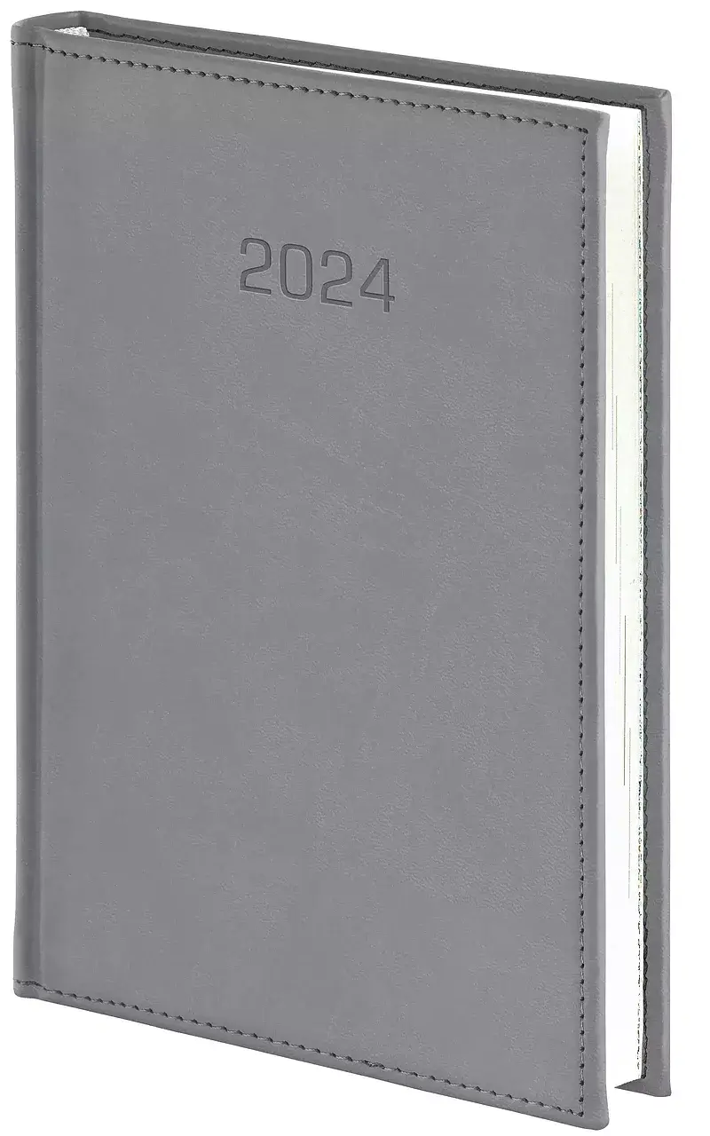 Kalendarz 2024 vivella a4 dzienny szary