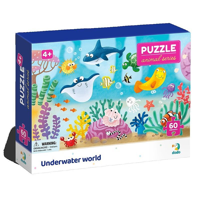 Puzzle 60 biomy podwodny świat dop300378